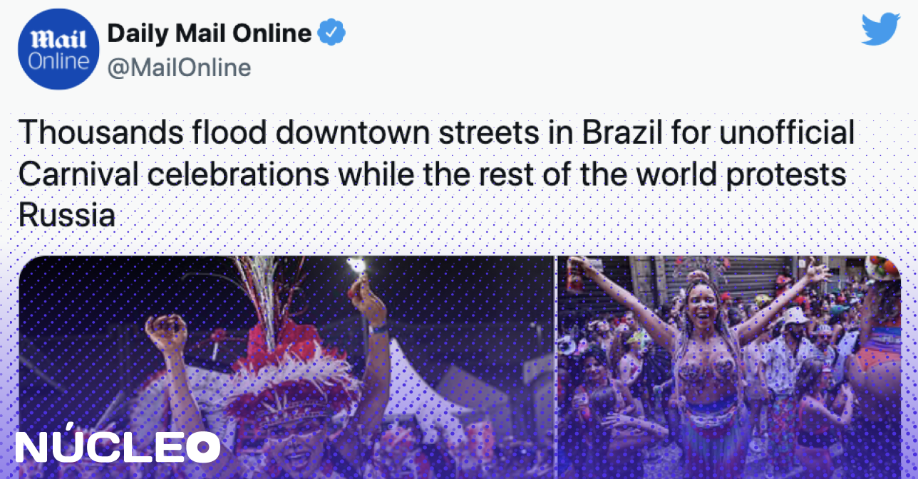 Os brasileiros estão macetando o Daily Mail